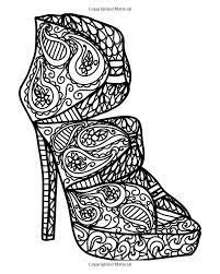 Free shipping for many products! Amazon Com Shoe Coloring Book For Adults 30 Hand Drawn Paisley And Henna Ladies Shoe Fashion Coloroing Pages Fash Fashion Coloring Book Coloring Books Color