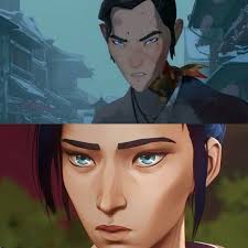 Comparison of Mizu from Blue Eye Samurai and Caitlyn