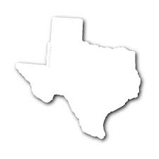 Texas State Shape Sticker Outline White Texas Stickers State Shapes Texas State