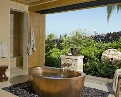 Create the illusion of being outdoors while showering indoors with a glass sunroof and window, especially if you have a prime beach view. 25 Beach Style Open Bathroom Design Ideas