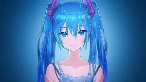 Downaload Hatsune Miku Anime Blue Hair Wallpaper 1920x1080 Full Hd Hdtv Fhd 1080p Hatsune Miku Miku Hatsune