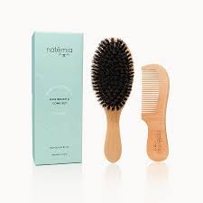 Our boar bristle hair brush detangles as it spreads oil from your roots to the tip of your hair. Wooden Boar Bristles Hair Brush Set Hipbabygear