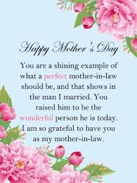 Happy Mothers Day Mother In Law Life Even Though It Is By Marriage That We Are C Happy Mother Day Quotes Birthday Wishes For Mother Happy Mothers Day Daughter