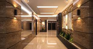 مدخل عمارة رخام باللون البيج و الكافيه المرسال apartment building entrance building entrance apartment building