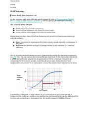 Consider The Ld50 Graph Of Drug X Above If You Were To Draw