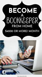 How To Become A Bookkeeper With No Experience This Mama Blogs In 2020 Bookkeeping Accounting Jobs Accounting Degree