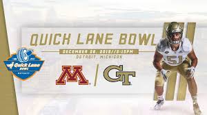 2018 Bowl Game Georgia Tech Yellow Jackets