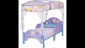 Yes, you can build your own toddler canopy bed, with just a few basic instructions. Tinkerbell Canopy Toddler Bed Youtube