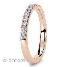 Half Eternity Diamond Ring Classic Alliances From Di Amore