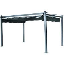 Incorporate structure and shade in your outdoor area with an 8' x 10' metal pergola from hanover. Hanover 13 Ft X 10 Ft Aluminum Pergola Hanperg13x10 Gry The Home Depot
