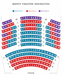Veritable Sarasota Opera House Seating Chart Mertz Theatre