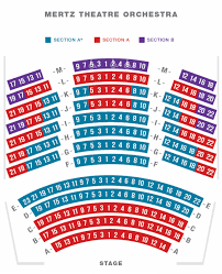 veritable sarasota opera house seating chart mertz theatre