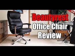 Product titledasun ergonomic executive bonded leather computer of. Gaming And Office Chair Review The Beautyrest Black Executive Chair Youtube