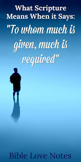 You may revoke your consent at any time once logged in, in your account settings. Bite Size Bible Study To Whom Much Is Given