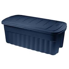 Tank comes with a 5 threaded lid, weighs approximately 37 lbs. Rubbermaid Roughneck 50 Gallon Rugged Stackable Storage Tote Container 4 Pack Rmrt500007 4pack Best Buy