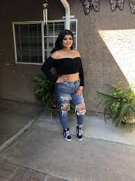 Outfits For Plus Size Teens Girls Ripped Jeans Black Ripped Jeans Women Pants Casual