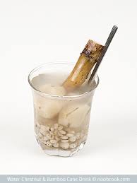 Here is a delicious recipe for cane sugar. Water Chestnut Drink With Sugar Cane Recipe