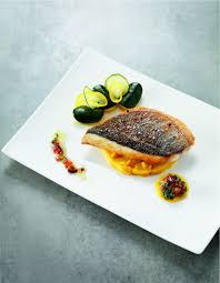 Filet De Daurade Courgettes Cuites Et Crues Sauce Vierge Par Ecole De Cuisine Alain Ducasse Recette Filet De Daurade Courgettes Cuites Sauce Vierge