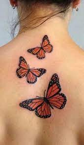 50 Gorgeous Butterfly Tattoos And Their Meanings You Ll Definitely Love Butterfly Tattoo Back Of Neck Tattoo Butterfly Thigh Tattoo