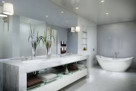 For storage, an armoire fronted with chicken wire lets contents breathe — a big plus in a humid room. 25 Luxurious Bathroom Design Ideas Modern Luxury Bathroom Modern Bathroom Elegant Bathroom