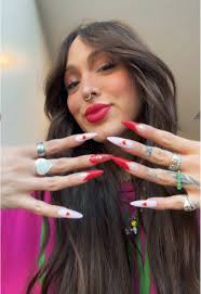 Gel x nails done by me #gelx #nails #fyp #valentinesday #denver