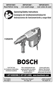 Maybe you would like to learn more about one of these? Bosch Power Tools Drill 11263evs 11263evs User Manual Manualzz