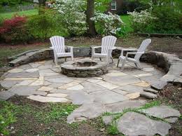 Outdoor stone fire pit pictures. Exterior Natural Stone Patio With Fire Pit Fire Pit Patio Diy Backyard Fire Stone Fire Pit