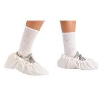 Shoe Covers CPE Plastic Film, White, Universal Size, 150 Pairs/Case,  CT-TI-CPE-SC-WH