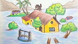 Want to discover art related to flash_flood? How To Draw Scenery Of A Flood Easy Step By Step Youtube