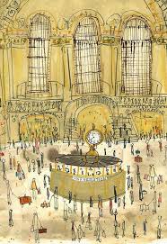 Image Result For Grand Central Illustration Nyc Subway Art Train Illustration Urban Sketching