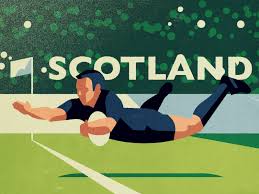 Scotland Rugby Scotland Rugby Rugby Rugby Illustration