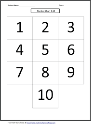 Free Number Tracing Worksheets 1 10 Kindergarten Number Tracing Worksheets 1 In 2020 Number Recognition Worksheets Number Chart Preschool Number Recognition Worksheets