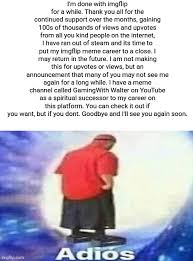 À tout moment, où que vous soyez, sur tous vos appareils. Goodbye Memes Gifs Imgflip