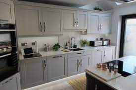 The subtle silver grey pairs well with. Grey Shaker Kitchen Fitted In Lower Stondon Henlow Kitchen Ergonomics