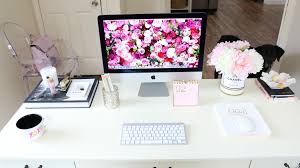 Girly Desk Decor Desk Tour Ikea Desk Girly Office Desk Decor Girly Office Desk