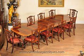 Round pedestal dining table is made of a solid hardwood. English Antique Dining Tables And Chairs A Guide