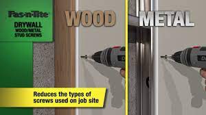 Even worse, without those all important pilot holes, you risk creating cracks in the wood when you drill into it. Fas N Tite Wood Metal Stud Drywall Screw By Hillman Youtube