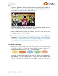 Silabario para niños | alphabet worksheets preschool. Guion Docente Clase 1 Consonante K