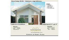 Small foundations, small roofs, simplicity of design, and probably. Amazon Com Unique Small House Plan 2 Bedroom House Plan 700 Sq Feet Or 65 M2 Full Architectural Concept Home Plans Includes Detailed Floor Plan And Elevation Plans 2 Bedroom House Plans Book