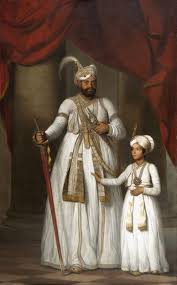 Prince Azim Ud Daula Nawab Of The Carnatic 1775 1819 And His Son Azam Jah 1800 1874 Historical Artwork Mughal Paintings Art Uk