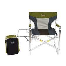 introducing timber ridge portable lightweight utility folding camping directors chair with cooler bag great product directors chair cooler bag camping chairs