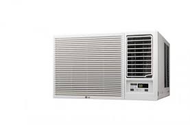 Air is blown over the hot coil and the heat energy is discharged through a hose to the outdoors. Lg Lw2416hr 23 000 Btu Window Air Conditioner Cooling Heating With Remote Control 220 Vo