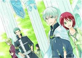obie kiki mitsuhide zen shirayuki arte hermoso pelo rojo anime manga