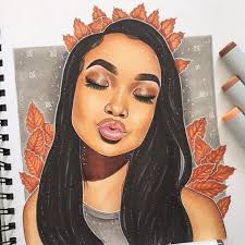 The best, and most creative drawing games are right here, on ggg! Drawing Sketch Cute Black Girl Drawings