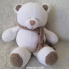 Emekce Com Olarak Hergun Yeni Bir Orgu Modeli Paylasmaya Devam Ediyoruz Organik Oyuncak Diye De Adlandirilan Amigurumi Orgu Oyunc Amigurumi Teddy Bear Ayicik