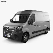 3d Model Of Renault Master L2h2 Panel Van 2019 In 2020 Renault Master 3d Model Renault