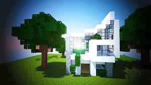 Materials needed are a little harder to come by. Minecraft Modern House Tutorial Download Minecraft Map
