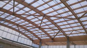 Bogendach Sporthalle Frankreich Uberdachung Terrasse Dach Terrassenuberdachung