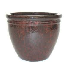 Want to transform those boring old terra cotta pots into artwork for your garden!? Lowes 20 H X 20 W X 20 D Glazed Ceramic Pot Planter Pots Planters Window Box Plants