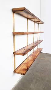 Wall Mounted Shelving Unit 4 Shelf Modern Wall Shelving Etsy In 2020 Wall Mounted Shelves Modern Shelving Wall Mounted Shelving Unit